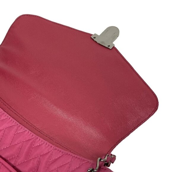 PRADA - Pink Nylon Shoulder Bag 553-060325 - Picture 10 of 14
